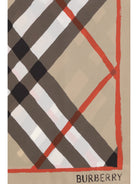 Burberry Silk watercolour Check Scarf - Archive Beige Ip Chk