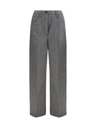Prada Mouliné wool Pants - Black