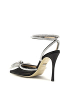Mach & Mach Double bow satin Pumps - Black