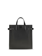 Valentino Garavani Medium Antibes grained leather Shopping Bag - Black
