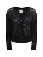 Allude V-neck buttoned Cardigan - 90