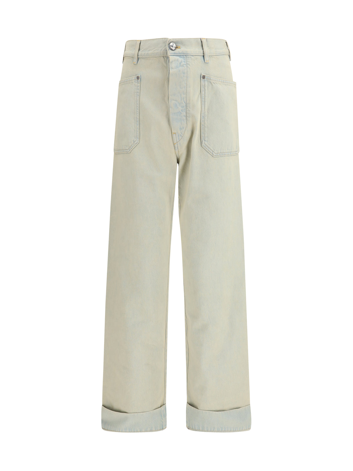 Vivienne Westwood Cotton Jeans with patch pockets - Light Blue