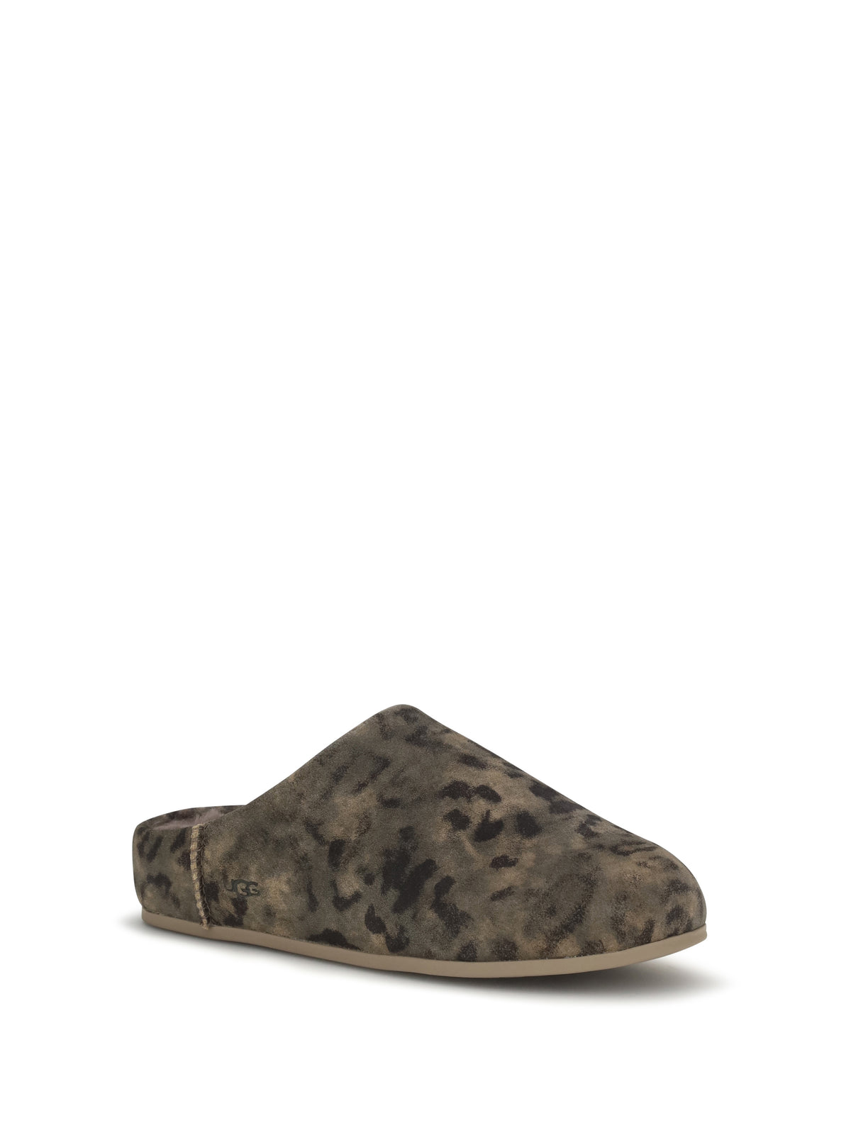 UGG Elea Spotted Slip-on Mules - Chestnut