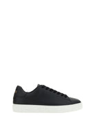 Versace Leather Sneakers - Black