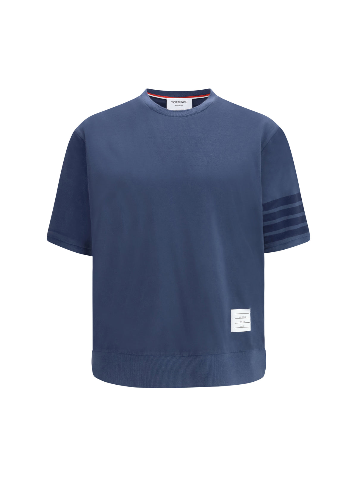 Thom Browne 4-Bar cotton jersey T-shirt - Navy