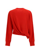 Loewe Wool Sweater with logo - Red