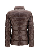 Herno High-neck padded Jacket - Fondente