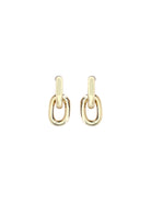 Rabanne Double XL Link Earrings - Gold