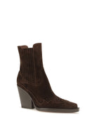 Paris Texas Dallas embroidered Ankle Boots - Cioccolato