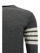 Thom Browne Virgin wool Sweater - Med Grey