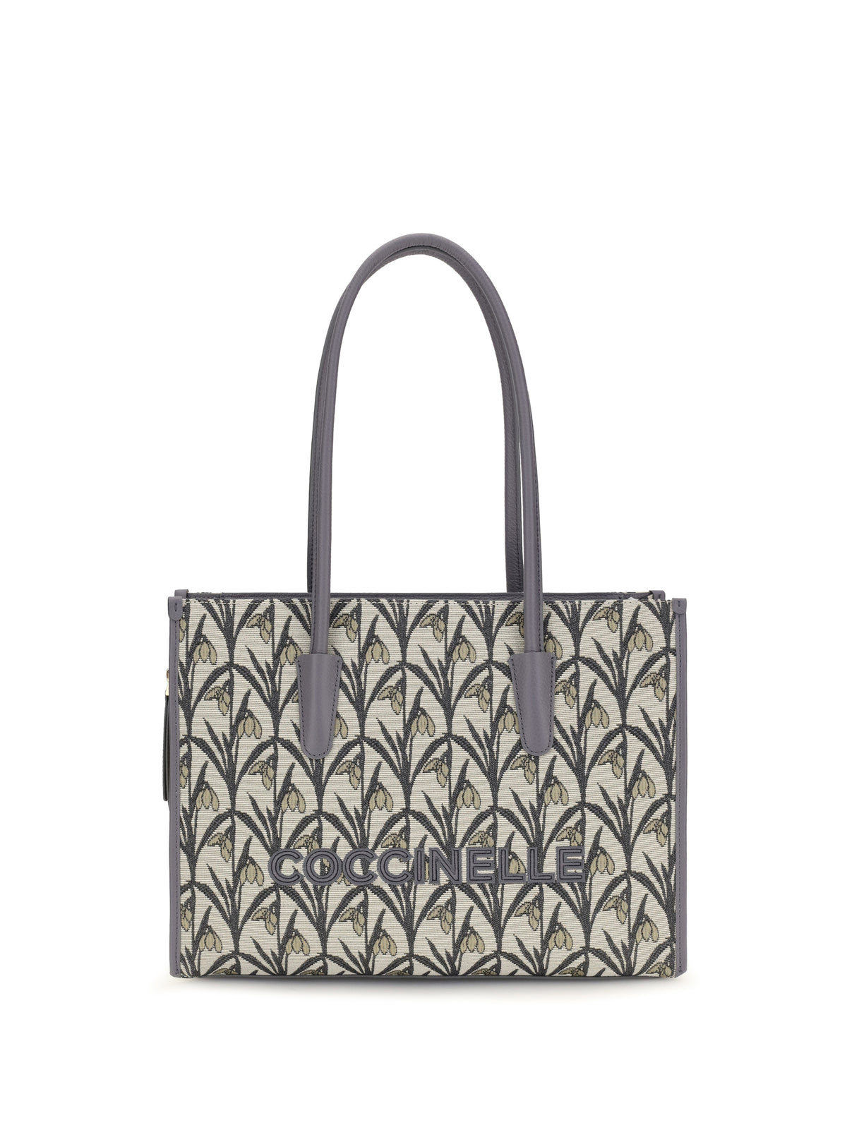 Coccinelle Jacquard Tote Bag - Mul.Stove/Stove