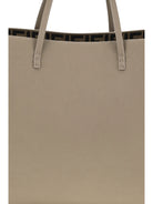 Fendi Medium Roll Roman leather Shopping Bag - Corda+Moro