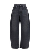 Alexander Wang Crystal balloon Jeans - Grey Aged