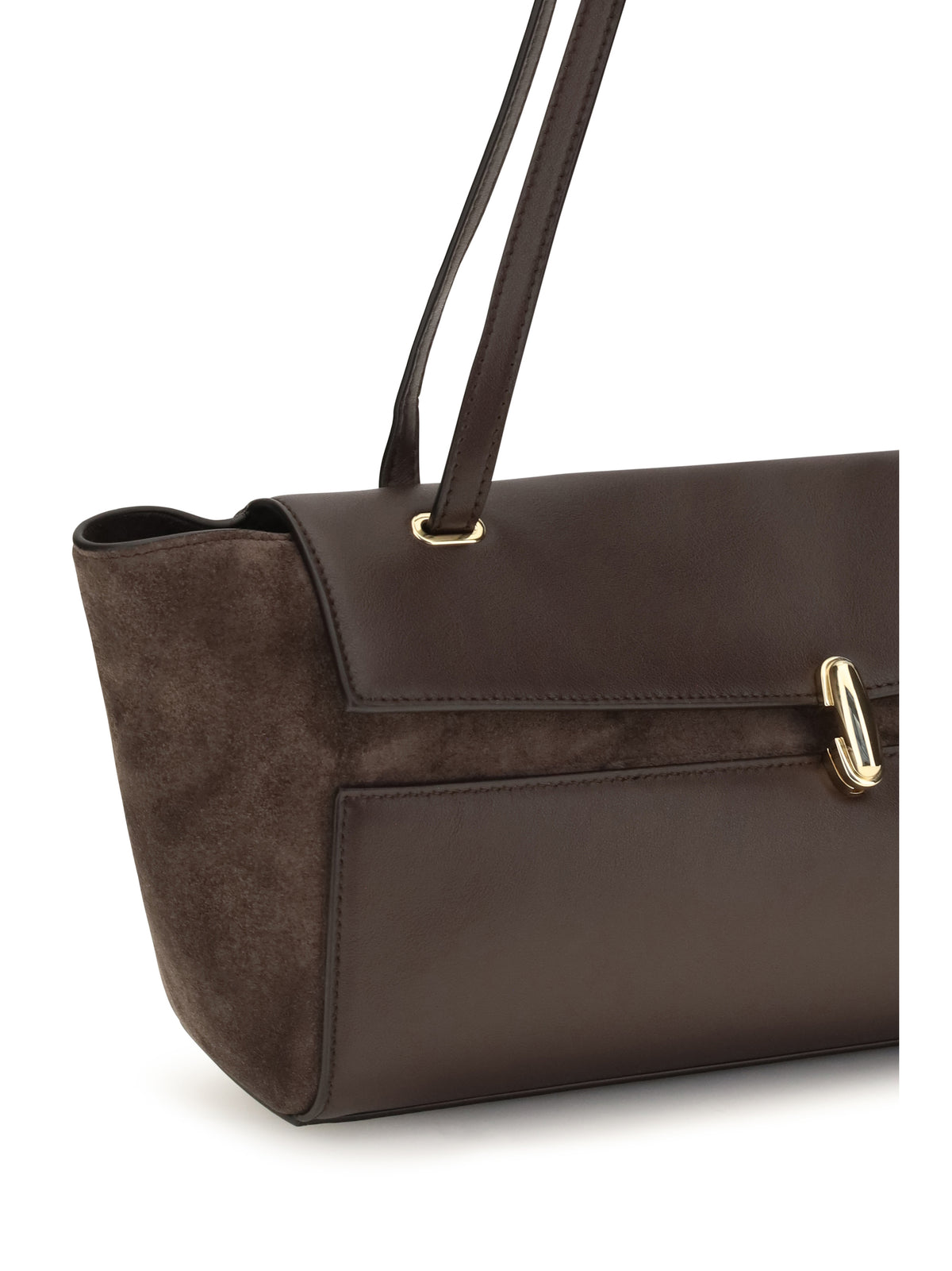 Savette Symmetry Trapeze Medium Shoulder Bag - Coffee