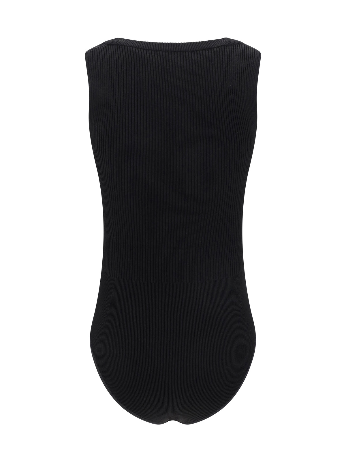 Alaïa Ribbed design Bodysuit - Noir Alaia