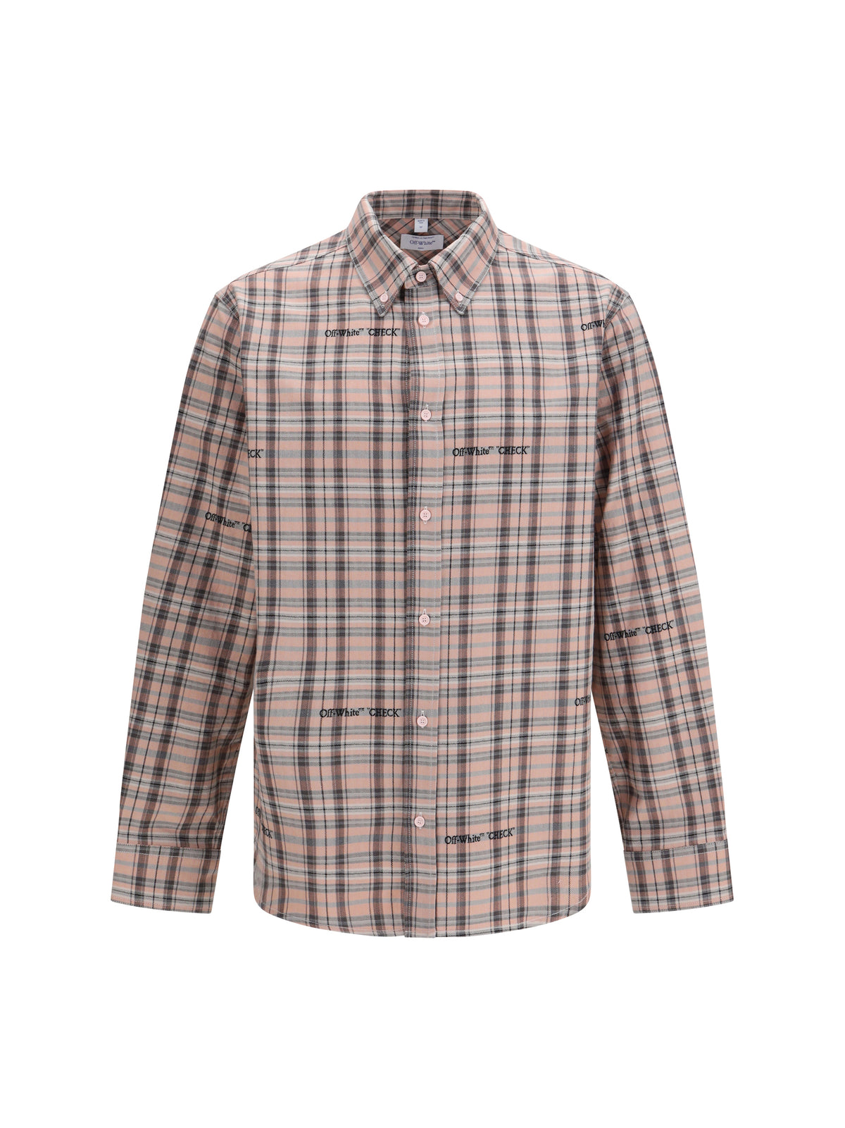 Off-White Flannel Shirt - Mauve Morn