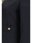 Thom Browne Hopsack Cardigan Jacket - Navy