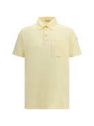 Moncler Cotton piqué Polo Shirt - Pastel Yellow