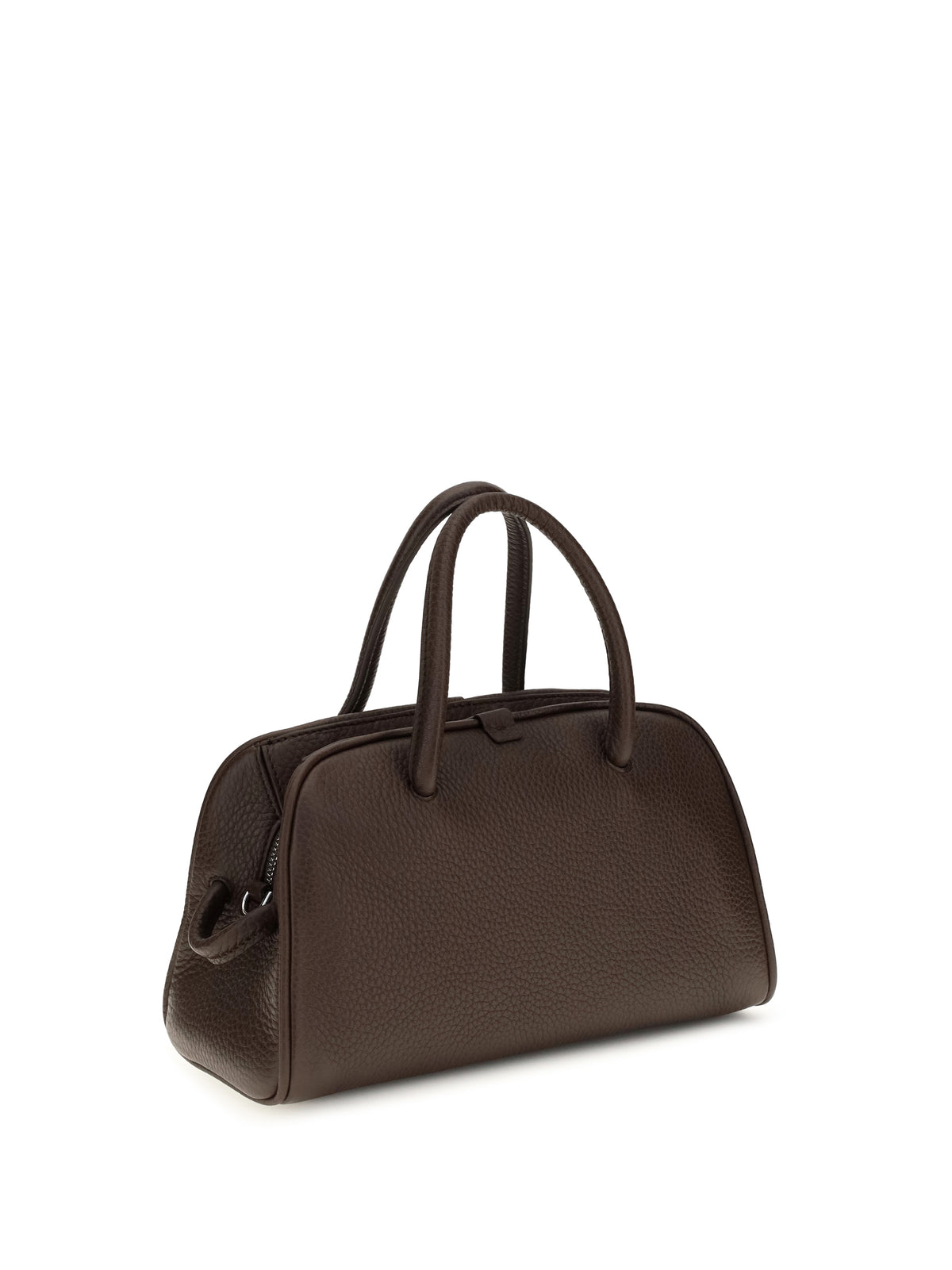Jacquemus Le Petit Turismo leather Top Handle Bag - Dark Brown