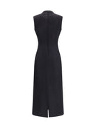 Maison Margiela Sleeveless virgin wool midi Dress - Black