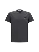 Stone Island Logo patch T-shirt - Lead Grey
