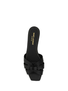 Saint Laurent Tribute leather Sandals - Black