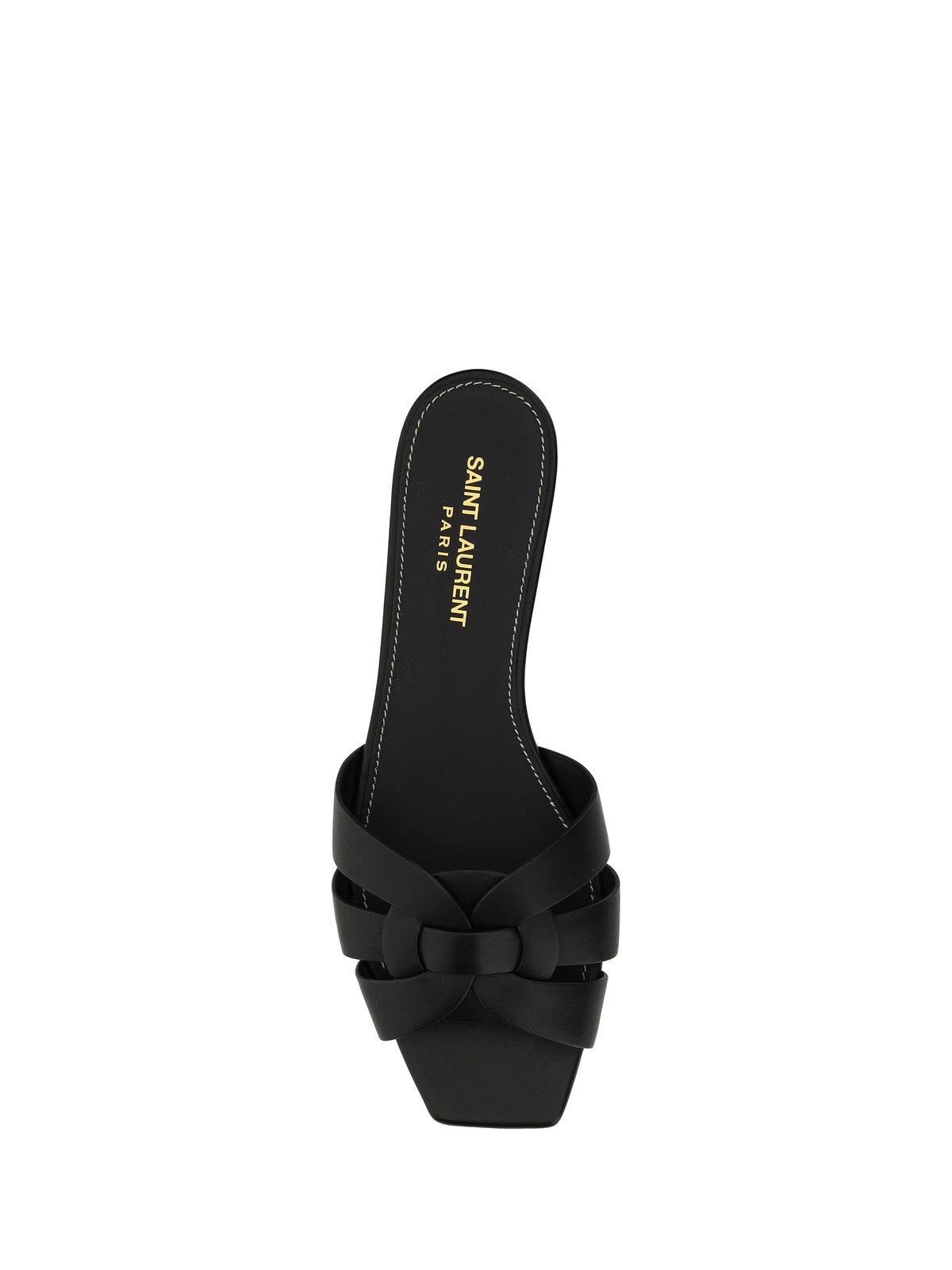 Saint Laurent Tribute leather Sandals - Black