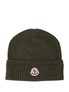 Moncler Wool And Cashmere Hat - Green