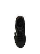 Dolce & Gabbana Leather Sneakers - Black/Black