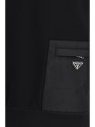 Prada Stretch jersey Sweatshirt - Black