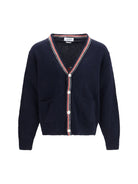 Thom Browne Hector Donegal Yarn Cardigan - Navy