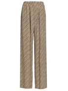 Balenciaga "Monogram" Pajama Pants - Beige