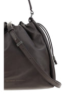 Brunello Cucinelli Leather Shoulder Bag - Testa Moro