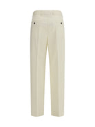 Toteme Straight Pants - Off-White