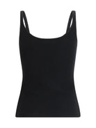 Off-White Off Stamp Rib Tank Top - Black-White