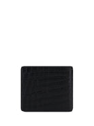 Saint Laurent Leather Wallet - Black