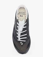 Y-3 Mesh sneakers with embroidered logo on the side - Black