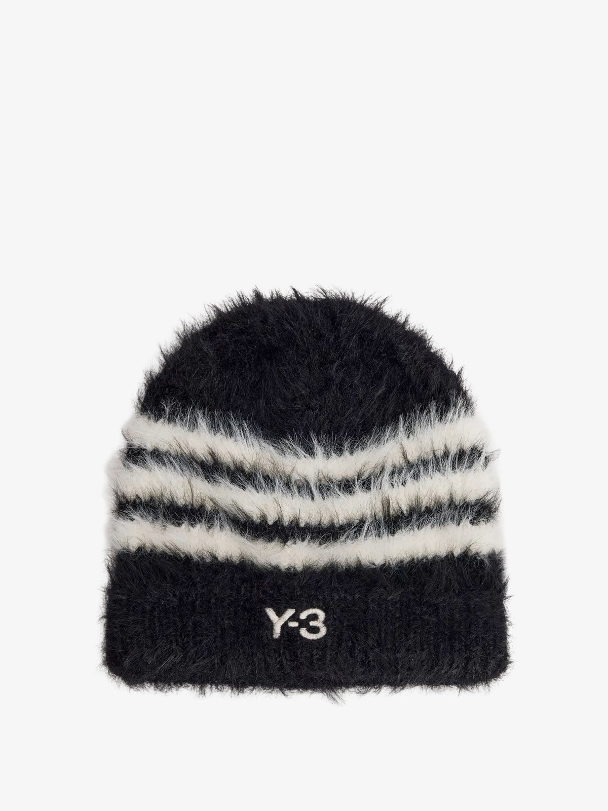 Y-3 Knit hat with logo embroidery - Black
