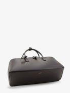 Alaïa Delta Medium leather handbag - Brun Fume
