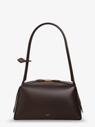 Alaïa Bouledogue leather shoulder bag - Brun Fume