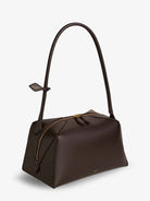 Alaïa Bouledogue leather shoulder bag - Brun Fume
