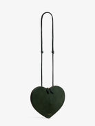 Alaïa Le Coeur suede crossbody bag - Vertlichen
