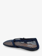 Alaïa Mesh Ballet Flats - Bleu Nuit