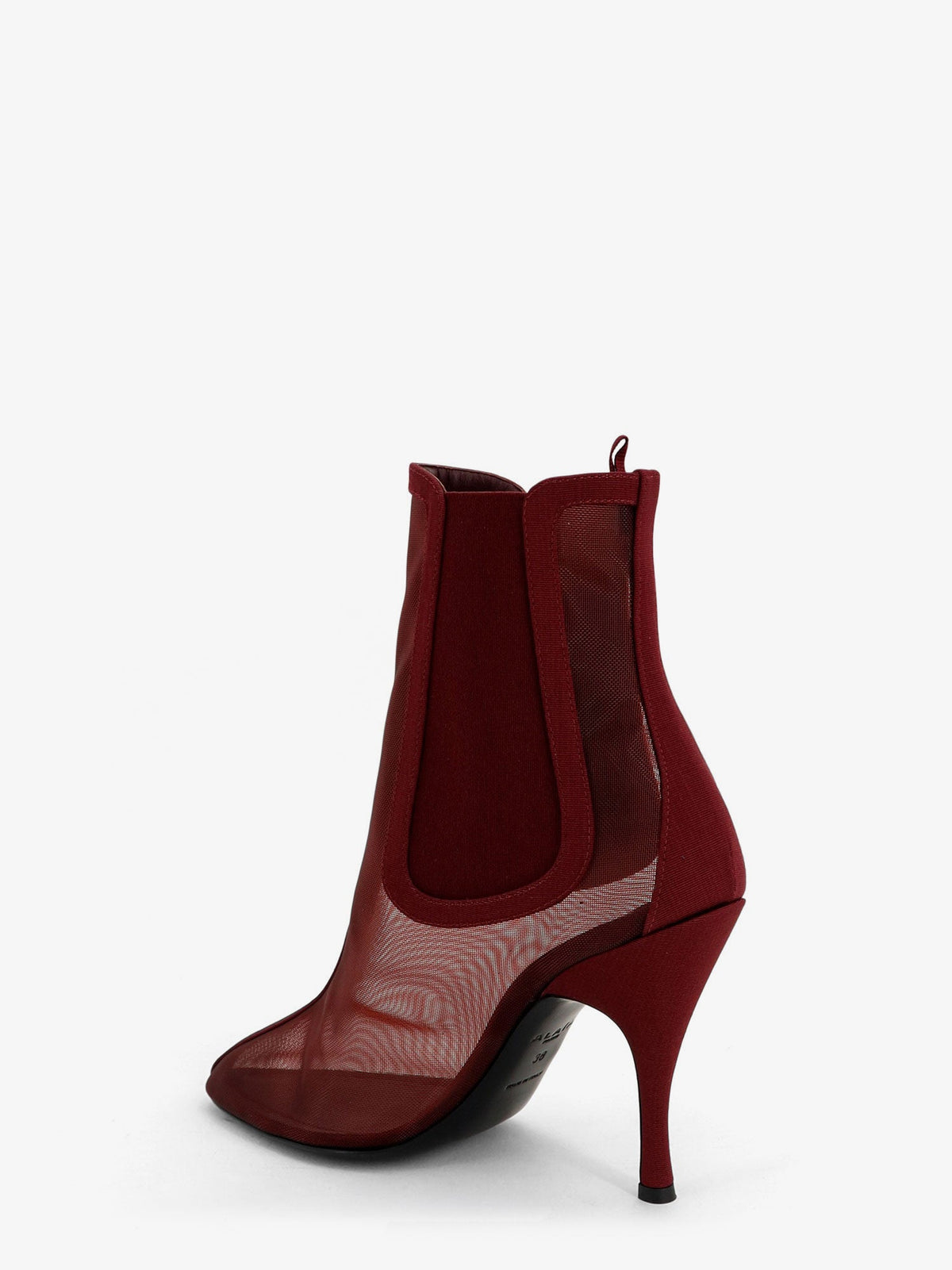 Alaïa Mesh Chelsea Boots - Bordeaux