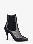 Alaïa Mesh Chelsea boots - Noir