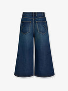 Alaïa Blue denim Bermuda shorts - Dock Blue
