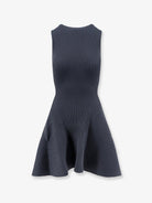 Alaïa Ribbed Skater dress - Grisbleu
