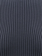 Alaïa Ribbed Skater dress - Grisbleu