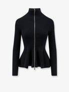 Alaïa Wool blend sweater with ribbed pattern - Noiralaia