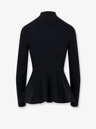 Alaïa Wool blend sweater with ribbed pattern - Noiralaia